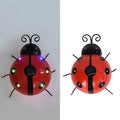 Outdoor Solar Ladybug Lamp Waterproof Garden Statue Wall Hanging Light Powered Light for Garden Outdoor Decetion LED Solar Lamp